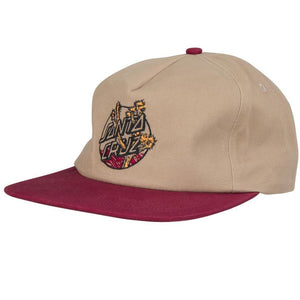 Santa Cruz Cap Joshua Tree Dot Cap - Oat/Blood