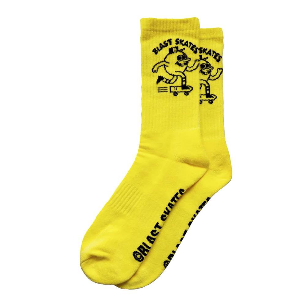 Blast Logo Crew Socks - Classic Yellow
