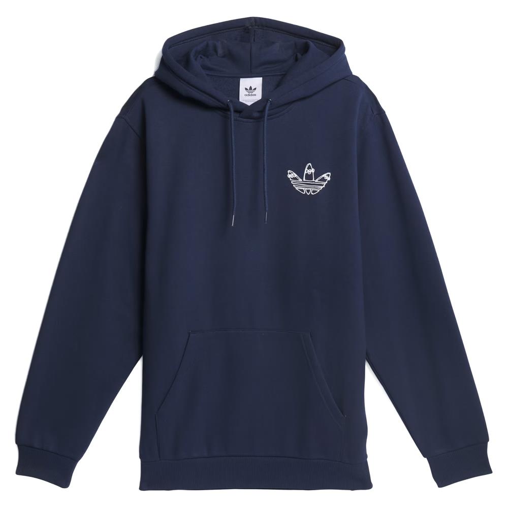 Adidas Henry Jones Graphic Pullover Hoodie - Collegiate Navy/White