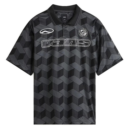Vans Rigsby Soccer Polo Shirt - Black – Source BMX display picture 3