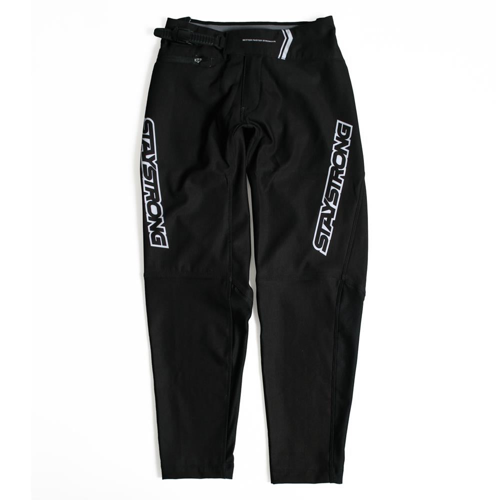 Stay Strong V3 Youth Race Pants - Black/White