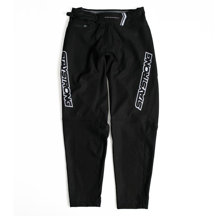Stay Strong V3 Youth Race Pants - Black/White