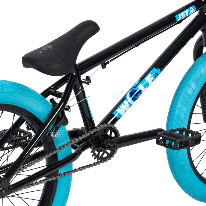 Scratch & Dent Grade A - Jet BMX Wolf BMX Bike - Black Blue