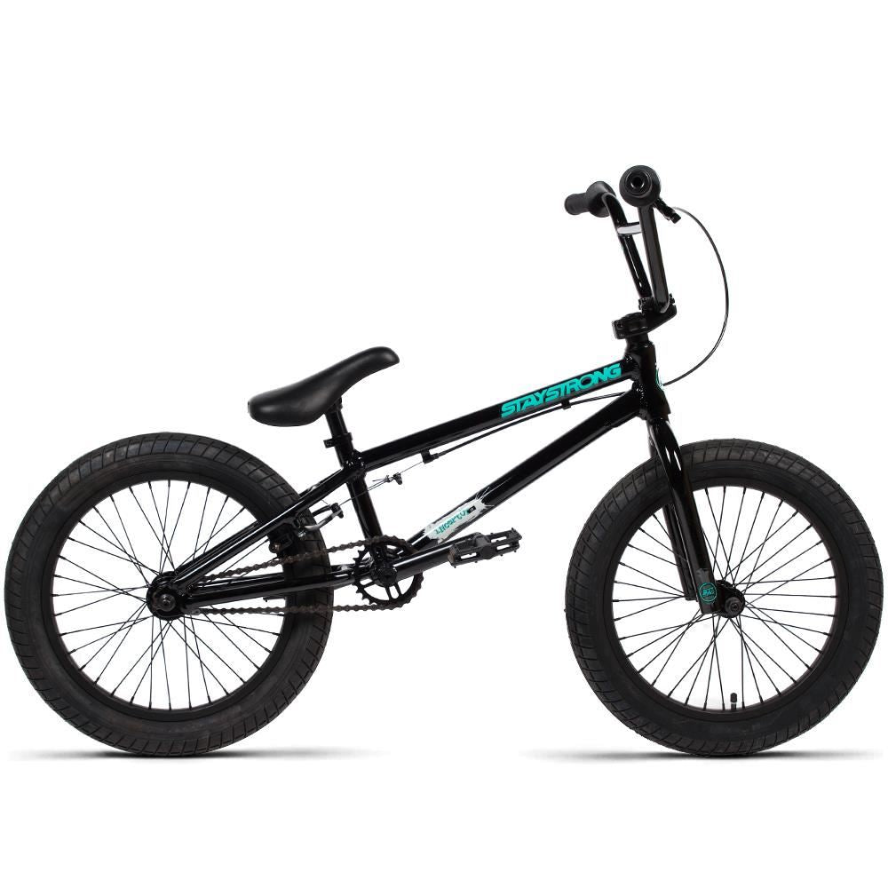 Scratch & Dent Grade A - Stay Strong Inceptor Alloy 18" BMX Bike - Gloss Black