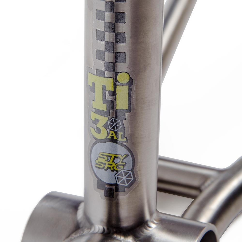 Ss Strong Rim Logo Stay Strong SS Ti-3al Frame - Titanium – Source BMX