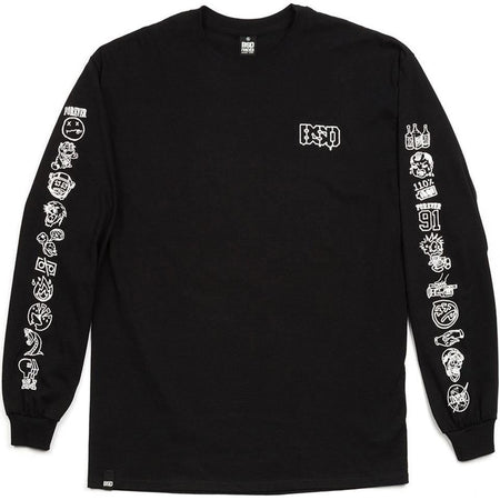 BSD Icon Long Sleeve T-Shirt - Black | Source BMX