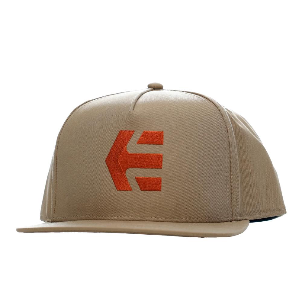 Etnies Icon Snapback Cap - Tan/Orange