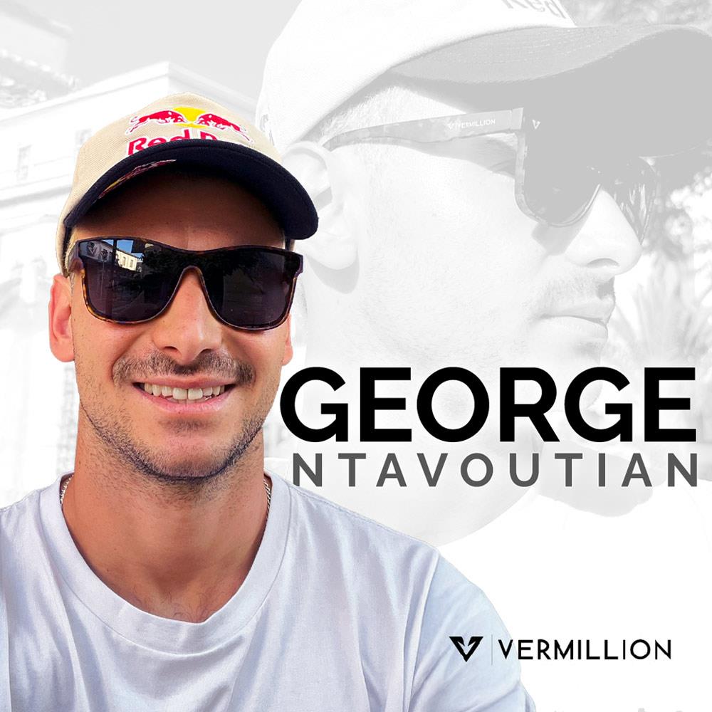 Vermillion Mystic Sunglasses - George Ntavoutian Signature - Tortoise/Grey