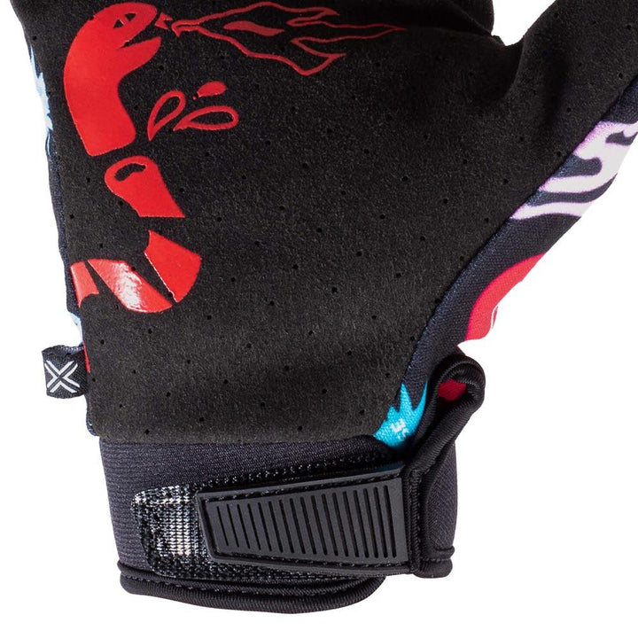 Fuse Chroma Youth Crazy Snake Gloves - Black