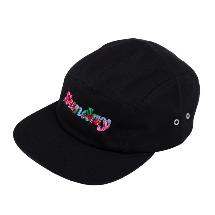 Sunday Classy Scribble 5 Panel Camper Hat - Black/Multicolour