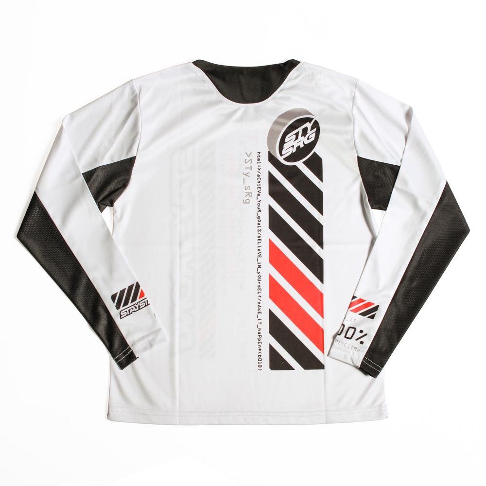 Stay Strong V5 Youth Race Jersey - White