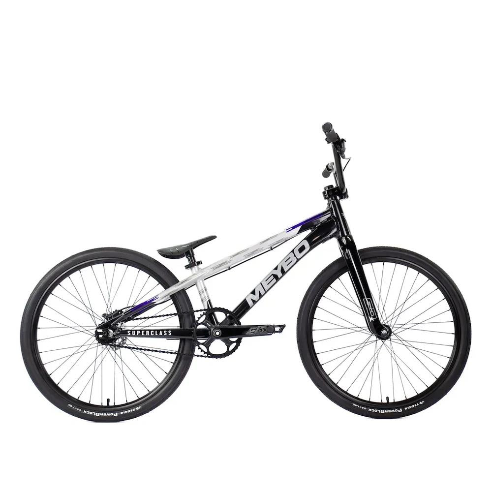 Meybo 2026 Superclass Race Bike Pro 21" - Black with Grey and Purple