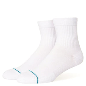 Stance Icon Quarter Socks - White
