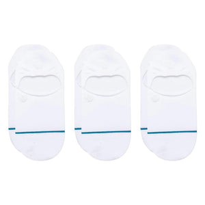 Stance Icono sin show calcetines 3 paquetes - blanco - grande