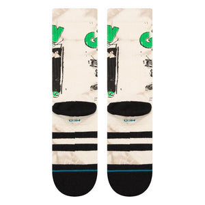 Stance Calzini dell'equipaggio del 1994 - Off White - Large