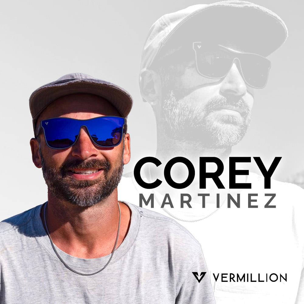 Vermillion Mystic Sunglasses - Corey Martinez Signature - Blue/Blue