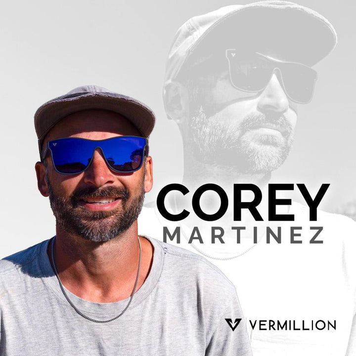 Vermillion Mystic Sunglasses - Corey Martinez Signature - Blue/Blue