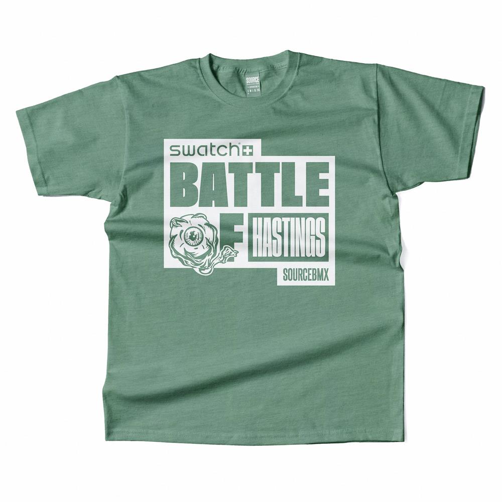 Source BOH 2025 T-shirt - Stone Washed Sage Green