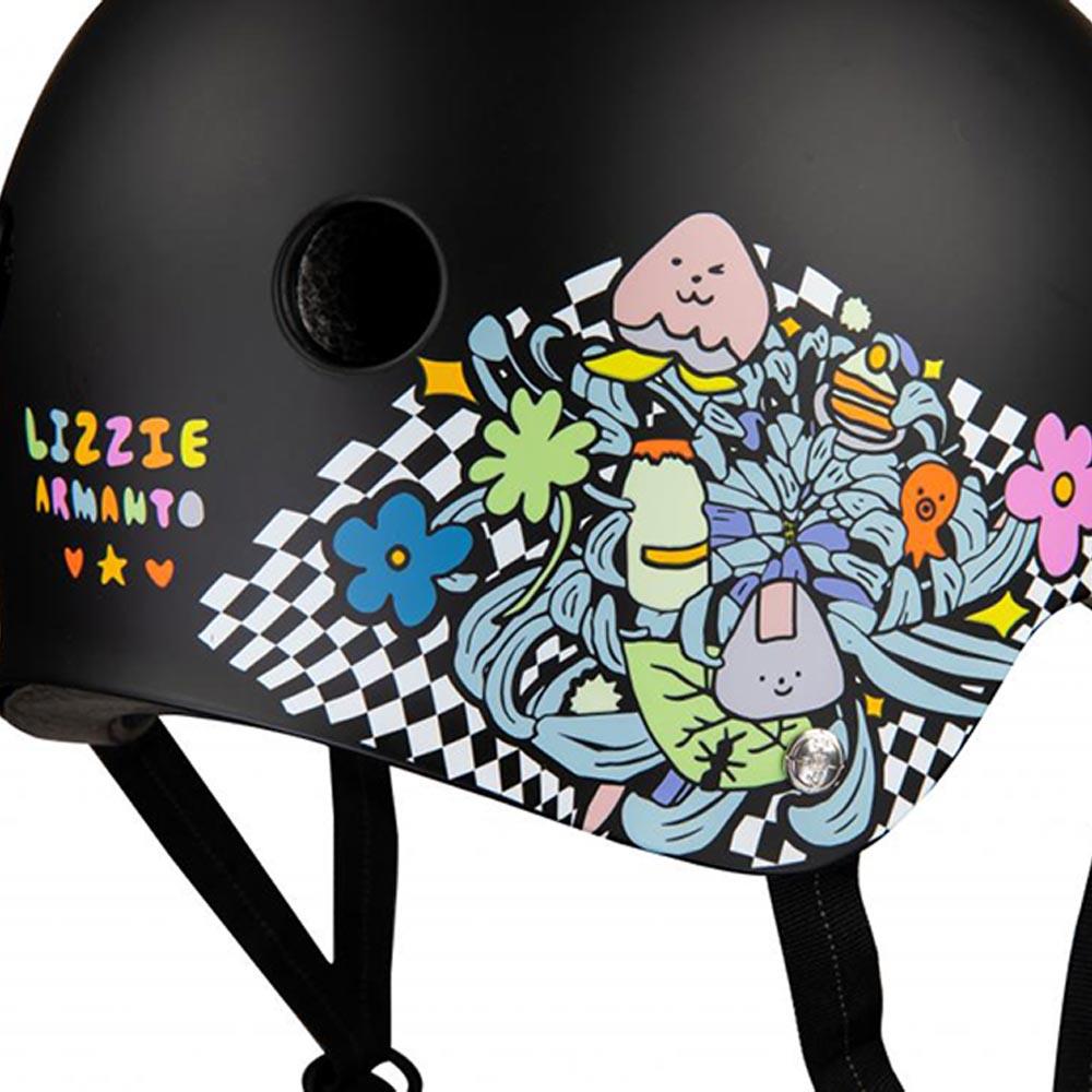 187 Killer Pads Certified Helmet - Lizzie Black/Floral