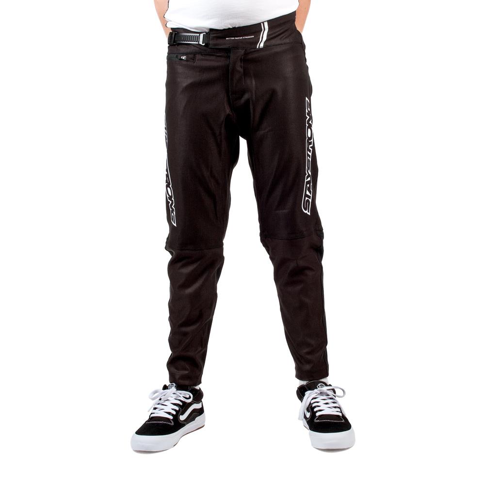 Stay Strong Junior Pantalones de carrera V3 - Negro/Blanco