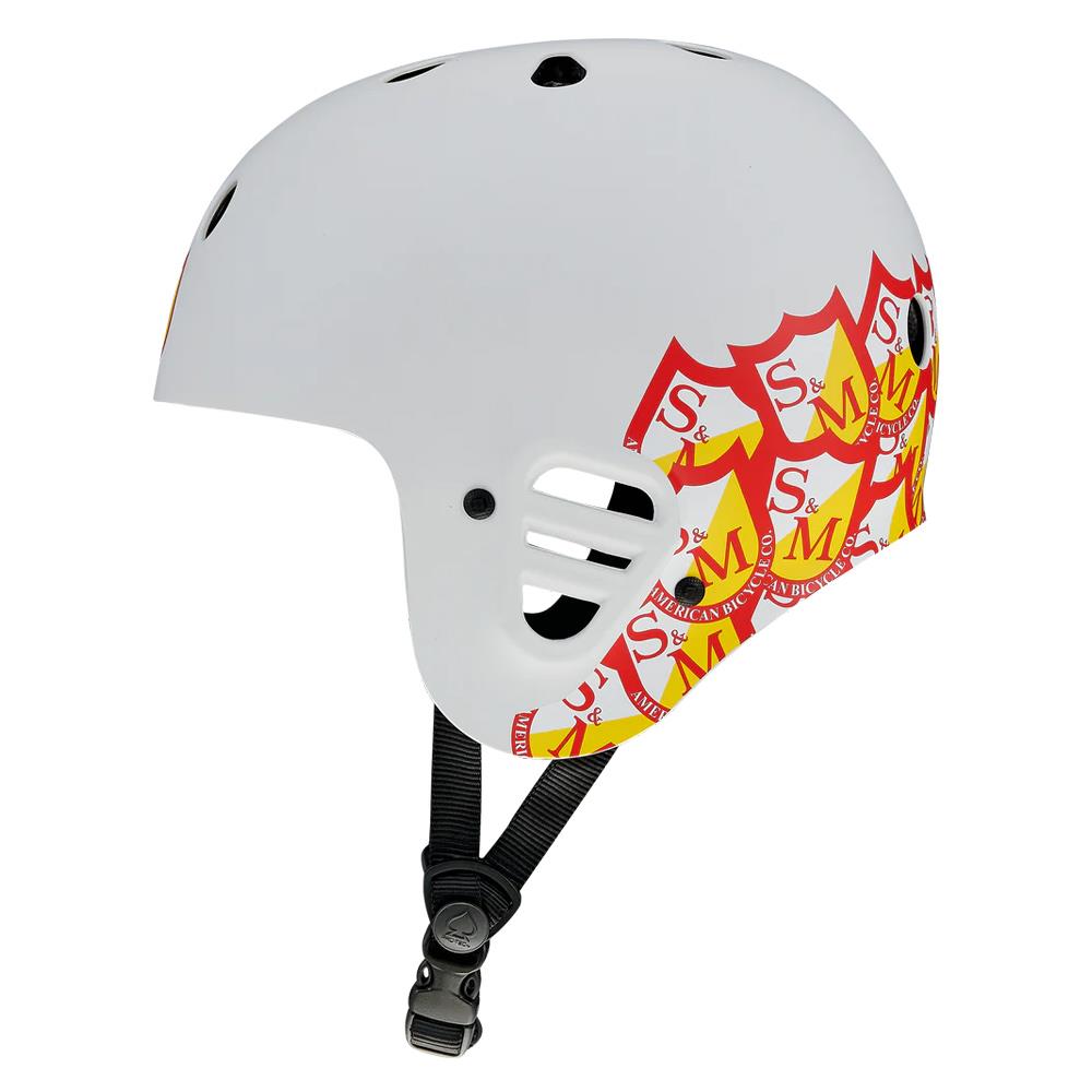 Pro-Tec Full Cut S&M Shield Helmet - Light Grey