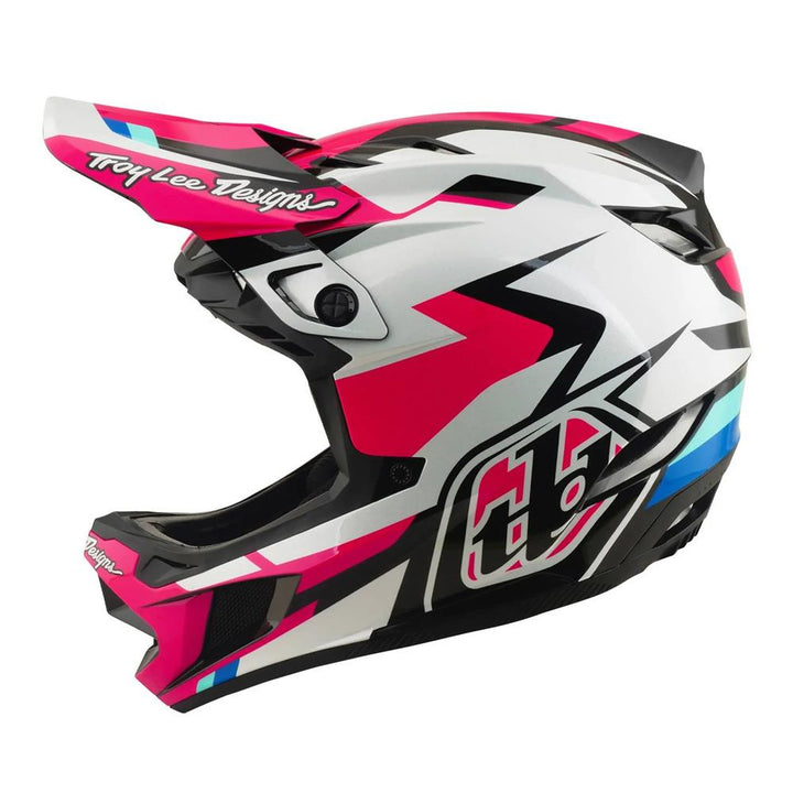 Troy Lee D4 Polyacrylite MIPS Race Helmet - Roamer Magenta