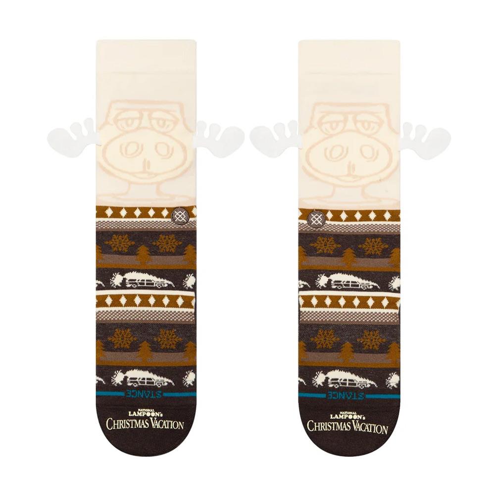 Stance Have Some Eggnog Crew Socks - Dark Brown - Large