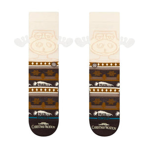 Stance Have Some Eggnog Crew Socks - Dark Brown - Large