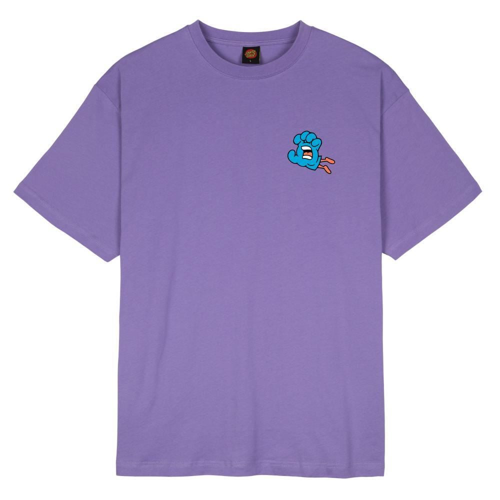 Santa Cruz Chisel Hand T-Shirt - Soft Purple