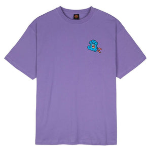 Santa Cruz Chisel Hand T-Shirt - Soft Purple