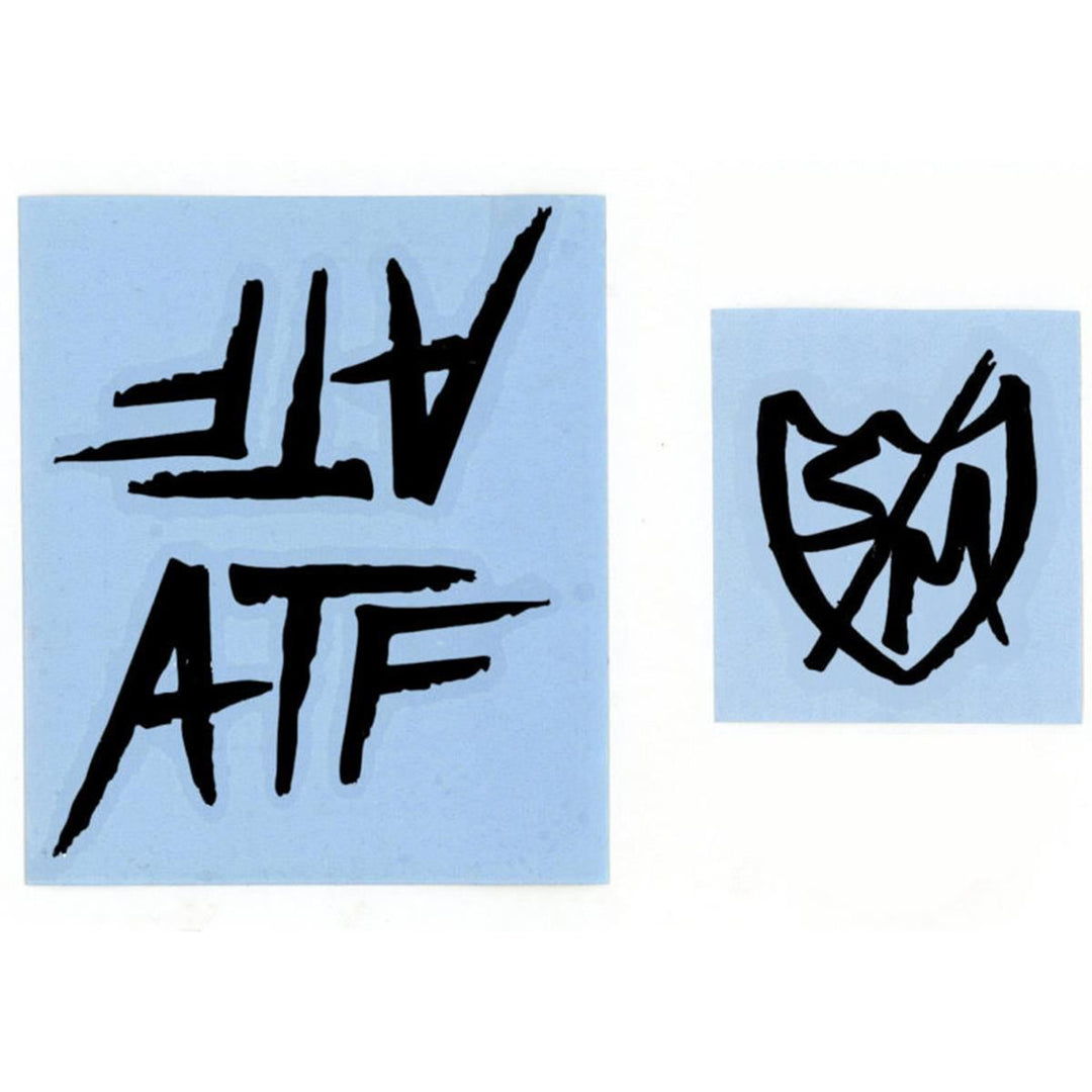 S&M ATF Frame Decal Sticker Set - Black – Source BMX