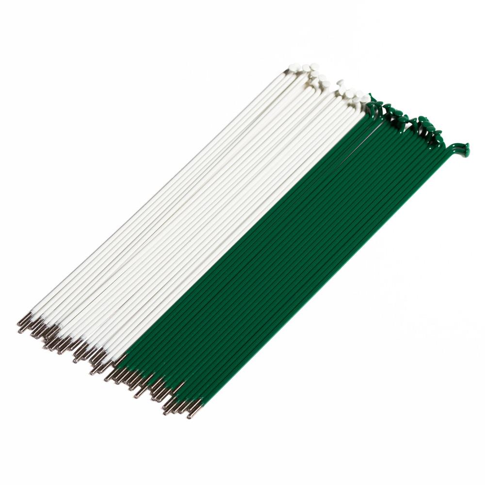 Source Stainless Spokes (40 Pack) - White/Green