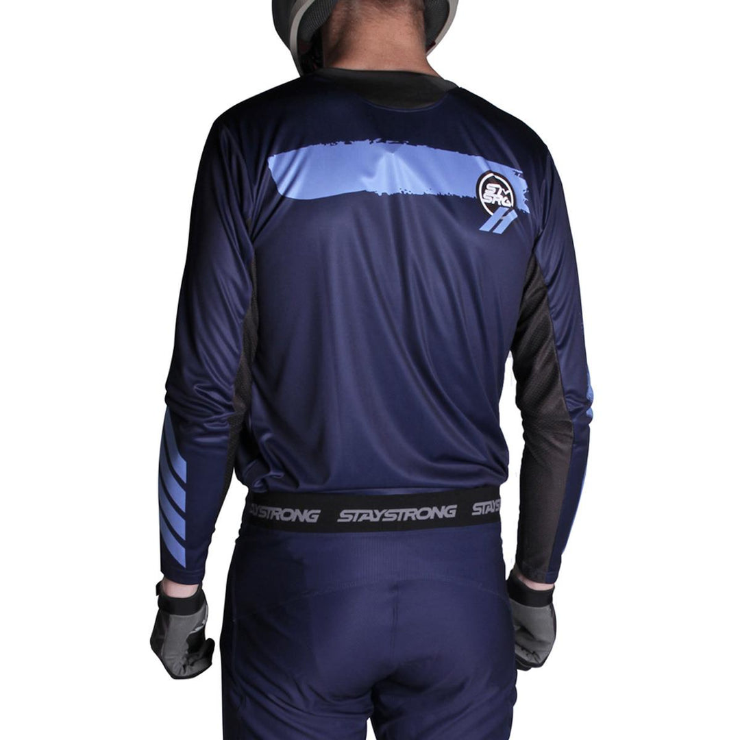 Stay Strong Paint Race Jersey - Navy