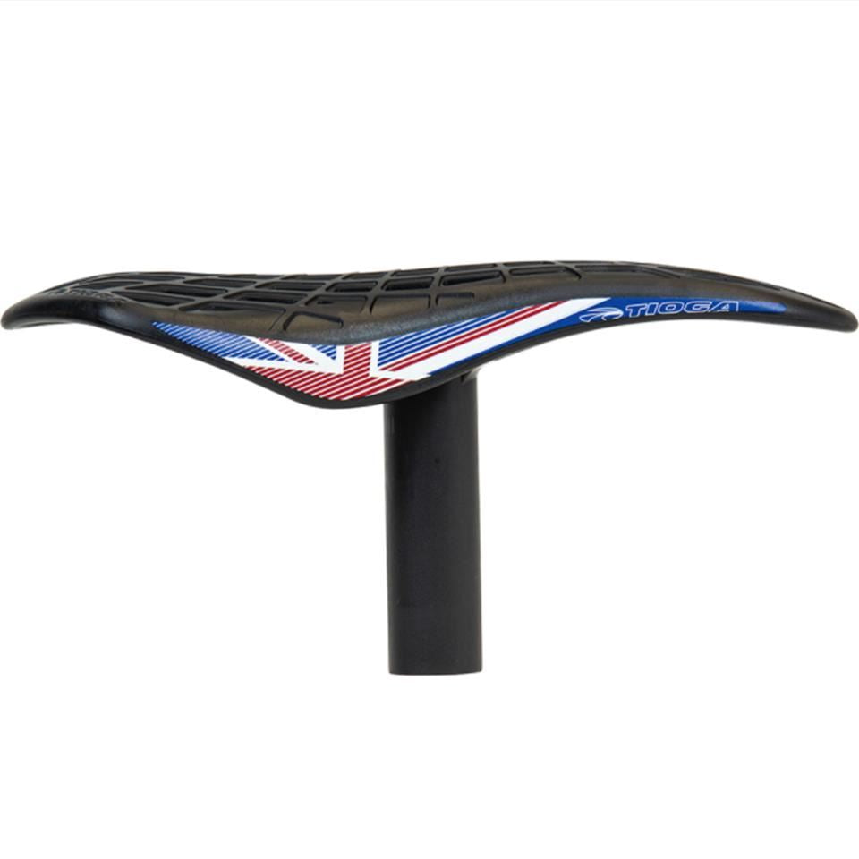 Tioga D-Spyder EVO BMX Race Saddle - Ltd Edition Union Jack Design