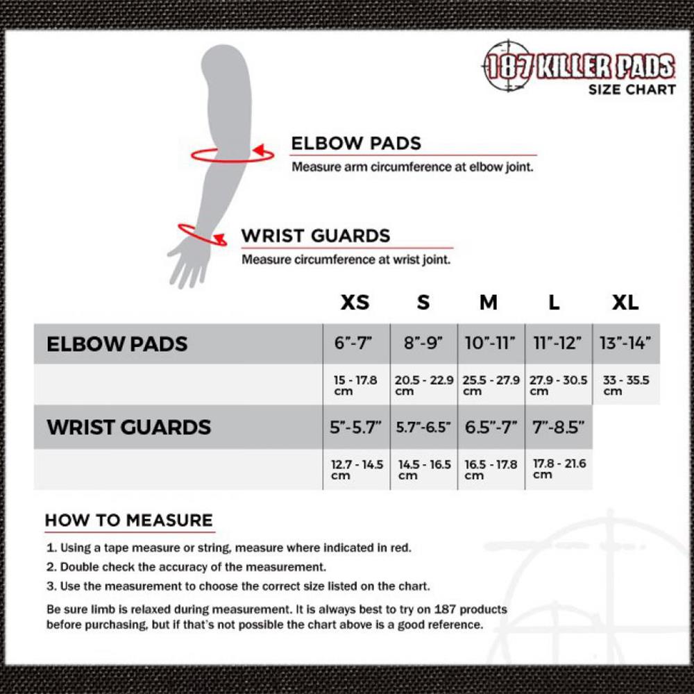 187 Killer Pads Combo Pack Knee and Elbow - Black