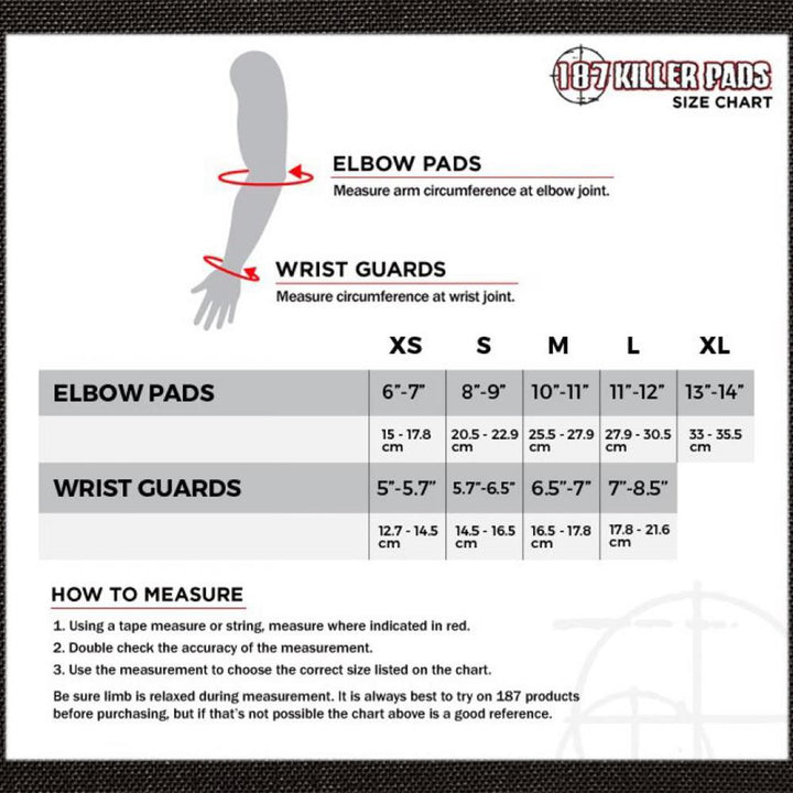 187 Killer Pads Combo Pack Knee and Elbow - Black
