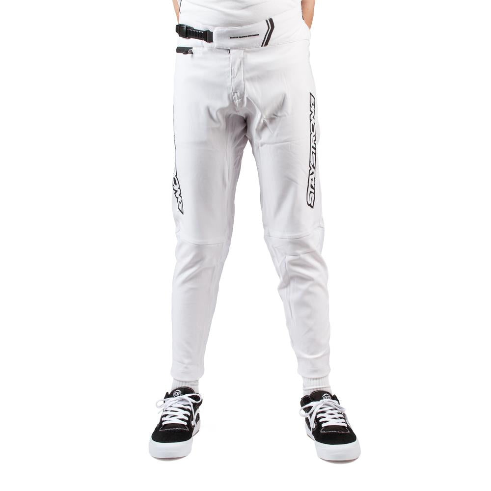 Stay Strong Junior Pantalones de carrera V3 - White/Negro