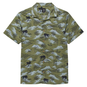 Vans Davista Woven Short Sleeve Shirt - Olivine