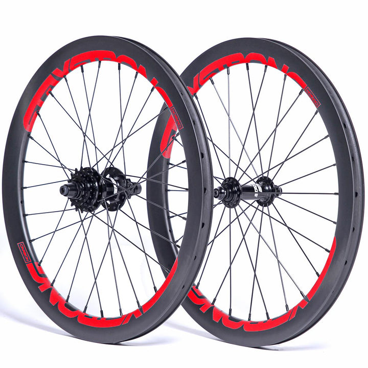 Stay Strong Carbon Reactiv 2 20" Expert Disc Race Wheelset - Carbon/ 1-3/8"