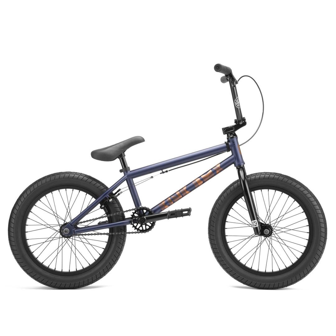 Scratch & Dent Grade B - Kink Kicker 18" BMX Bike - Matte Midnight Blue