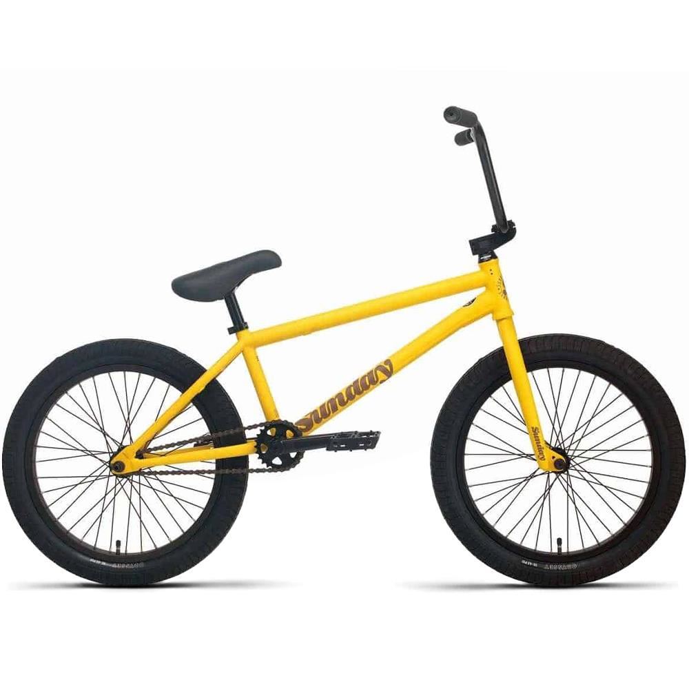 Scratch & Dent Grade A - Sunday Ex Julian Arteaga Signature BMX Bike - Matte Mustard / 21"
