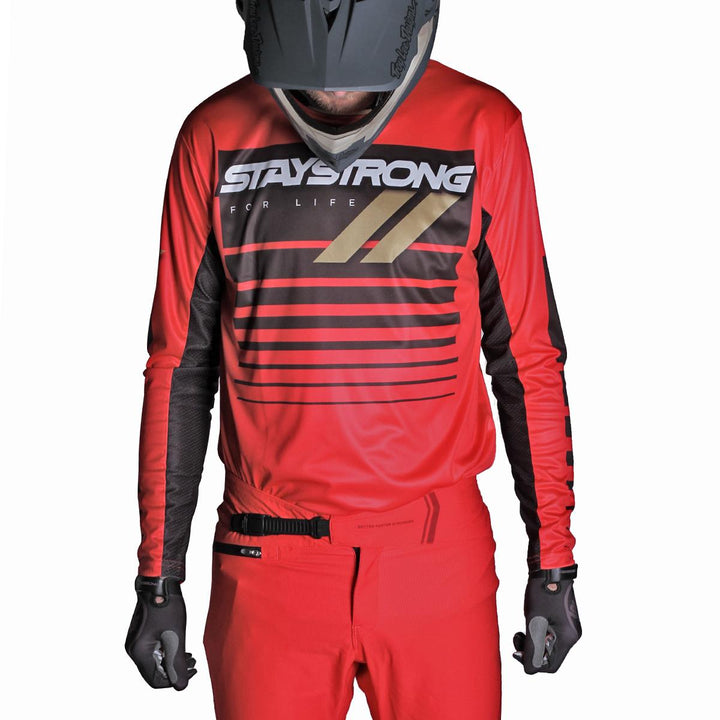 Stay Strong For Life Race Jersey - Red