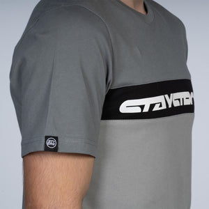 Stay Strong Cut Off T-Shirt - Black/Grey