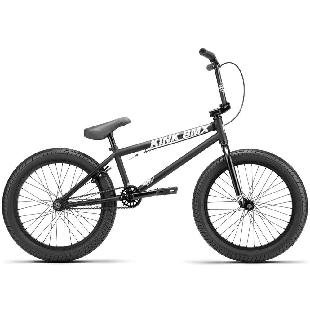 Scratch & Dent Grade A - Kink Curb BMX Bike 2022 - Matte Midnight Black