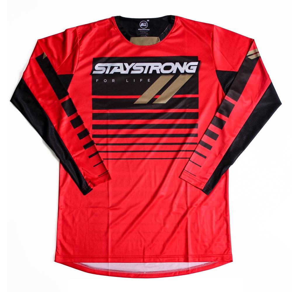 Stay Strong For Life Race Jersey - Red