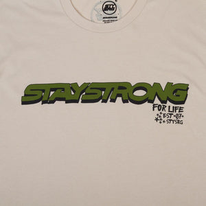 Stay Strong Freestyle Youth T-Shirt - Soft Cream