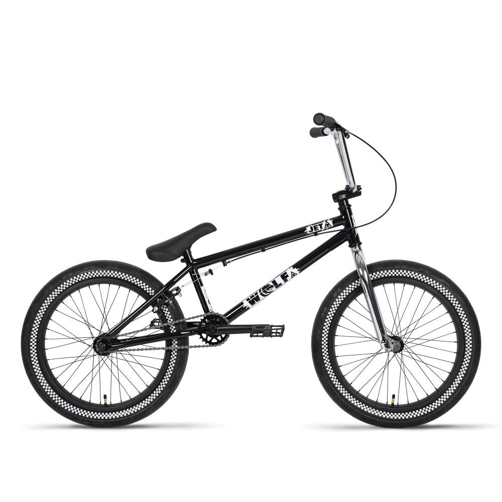 Scratch & Dent Grade B - Jet BMX Wolf BMX Bike - Black Chrome
