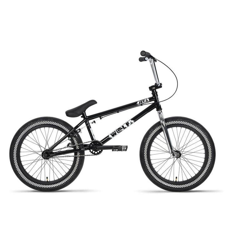 Scratch & Dent Grade B - Jet BMX Wolf BMX Bike - Black Chrome