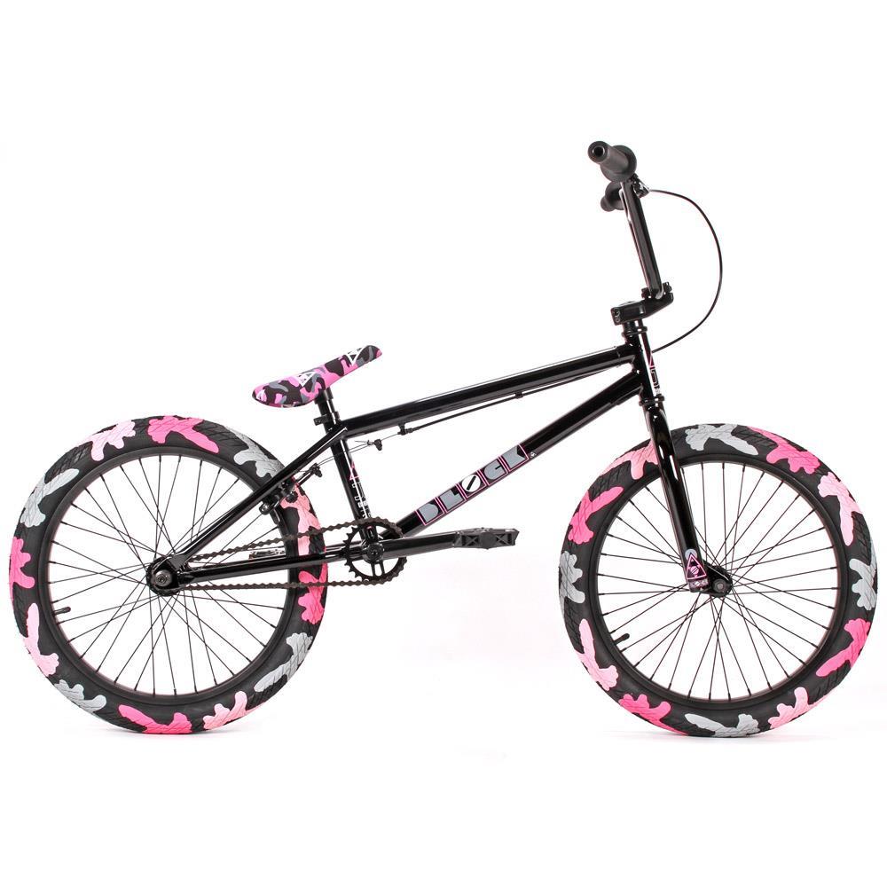 Scratch & Dent Grade B - Jet BMX Block BMX Bike - Gloss Black and Pink Camo