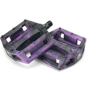 Mission Impulse PC pedals - Black with Purple Swirl